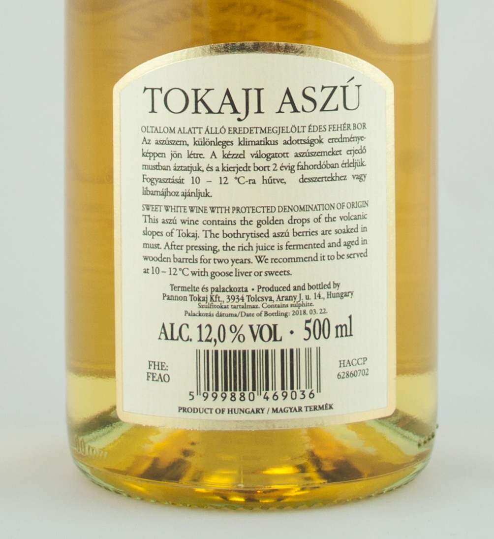 Tokaji Aszú 5 Puttonyos 2014 – Pannon Tokaj | Hungarian Wine House