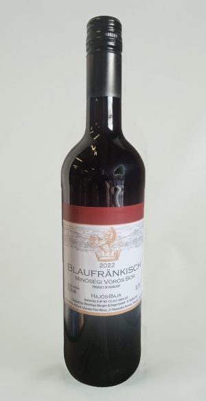Blaufrankisch Minőségi Vörös Bor Hajos Baja