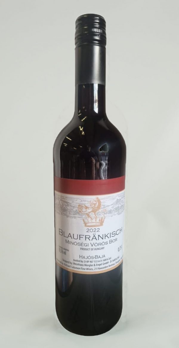 Blaufrankisch Minőségi Vörös Bor Hajos Baja